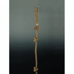 Канат для лазания  с узлами &quot;KV.REZAC&quot;, диам. 2,5 см, дл. 3 м, джут