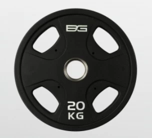 BRONZE GYM BG-PA-PL-P200 Диск олимпийский обрезиненный черный 20 кг, фото 2