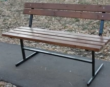 Скамейка TORUDA «Ника» со спинкой 2,0м
