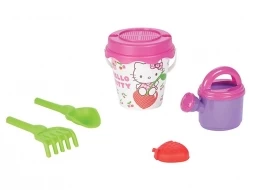 Набор для пляжа и песочницы с лейкой Hello Kitty Pilsan (06-011), фото 3