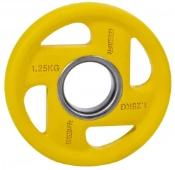 Диск обрезиненный PROFI-FIT цветной &quot;FASSION&quot; D-51, 1,25 кг, фото 1