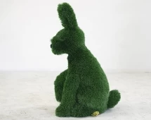 Топиари заяц Трини, h=80 см - газон Deluxe Green