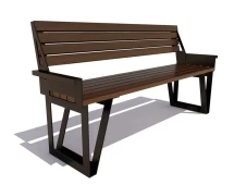 Парковая скамейка Ижевск, Сосна 1,8 м