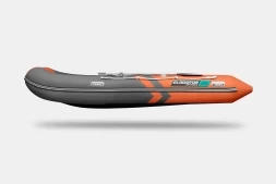 GLADIATOR B 370 LIGHT B Оранжево-темносерый моторная лодка ПВХ Фанерный пайол, фото 6