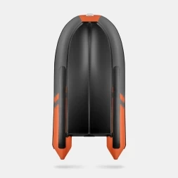GLADIATOR B 370 LIGHT B Оранжево-темносерый моторная лодка ПВХ Фанерный пайол, фото 3