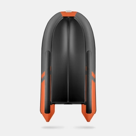 GLADIATOR B 370 LIGHT B Оранжево-темносерый моторная лодка ПВХ Фанерный пайол, фото 3
