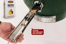 Керамический гриль-барбекю 24 дюйма CFG CHEF Черный