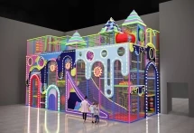 Игровой лабиринт Котофей с подсветкой