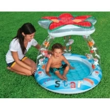 Надувной бассейн Intex 57428 &quot;Звезда с навесом&quot; 102х89 см