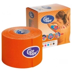 Тейп кинезиологический CureTape Orange, 5 см x 5 м, арт. 160196, оранжевый