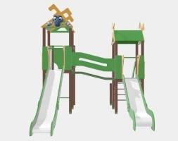 Детский игровой комплекс TORUDA Дино Долина 3D 06020, фото 5