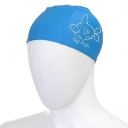 Шапочка для плав. дет. &quot;FASHY Polyester kids Printed Cap&quot;, арт.3220-00-75, полиэстер, голубой