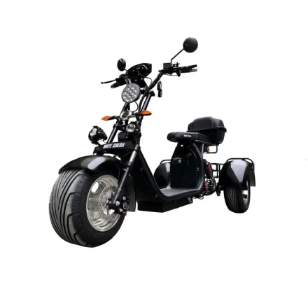 Электроскутер Citycoco WS-PRO Trike 2000w 20Ah (черный), фото 1