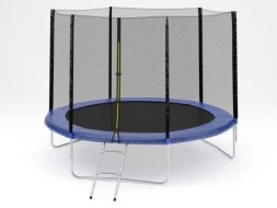 Батут с защитной сеткой (лестница в комплекте) Diamond Fitness External 10ft (305 см), фото 1