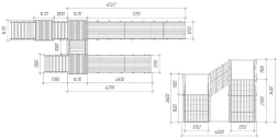 Зимняя горка Савушка Зима Wood 7/5 (без окрашивания), фото 7