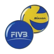 Монета для жеребьевки &quot;MIKASA TCVA&quot;, сине-желтый