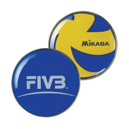 Монета для жеребьевки &quot;MIKASA TCVA&quot;, сине-желтый, фото 1