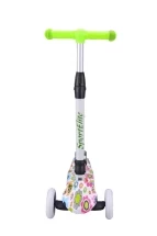 Самокат 4-х колесный SportElite SE410, граффити