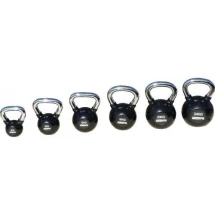Гиря обрезиненная с хромированной ручкой PROFI-FIT, 28 кг