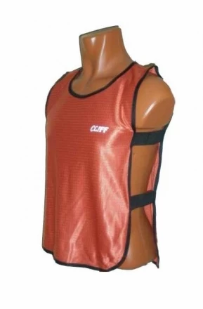 Манишка футбольная CLIFF красная р.2XL (40-42), фото 1