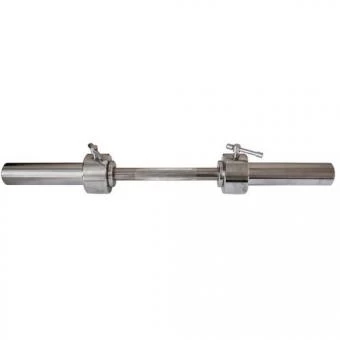 Гантельный гриф MB BARBELL 53 см ХРОМ 51 мм, фото 1
