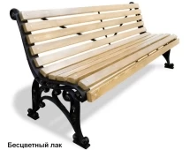 Скамейка уличная Удача, Лиственница 1,5 м