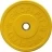 Диск для штанги каучуковый, желтый, PROFI-FIT D-51, 15 кг