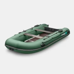 GLADIATOR B 420 LIGHT B Зеленый моторная лодка ПВХ Фанерный пайол