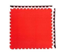 Будо-мат, 100 x 100 см, 25 мм, цвет чёрно-красный, фото 1