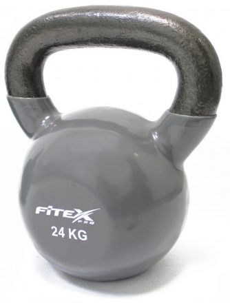 Гиря в виниловой оболочке 24 кг FITEX PRO, фото 1
