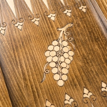 Шахматы + Нарды резные "Арарат" с бронзой 50, Ohanyan Шахматы + Нарды резные "Арарат" с бронзой 50, Ohanyan