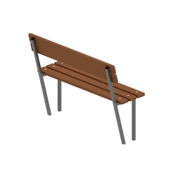 Скамья со спинкой - МФ 42.01.05-И1, фото 4 Скамья со спинкой - МФ 42.01.05-И1, фото 4