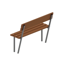 Скамья со спинкой - МФ 42.01.05-И1, фото 3 Скамья со спинкой - МФ 42.01.05-И1, фото 3