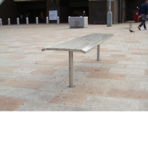 Скамья из нержавеющей стали Бруски Скамья из нержавеющей стали Бруски