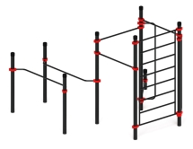 Воркаут ЛОВ 108 красный ВТ 102.15-01