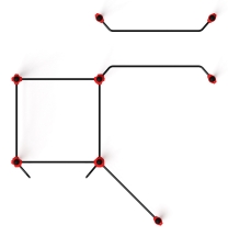 Воркаут ЛОВ 108 красный ВТ 102.15-01