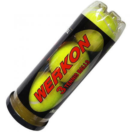 Мячи для большого тенниса 3 штуки в тубе, фото 1