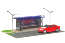 Автопавильон остановочный АП-09 (ПВ) Автопавильон остановочный АП-09 (ПВ)