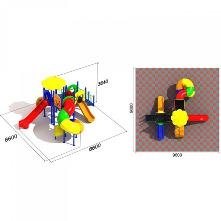 Детская игровая площадка Спираль 3.3, фото 3