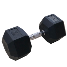 ГЕКСАГОНАЛЬНЫЕ ОБРЕЗИНЕННЫЕ ГАНТЕЛИ DFC DB001-27.5 27.5кг (пара) 