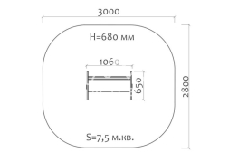 Скамейка детская Слоник 26019 для игровой площадки, фото 3 Скамейка детская Слоник 26019 для игровой площадки, фото 3