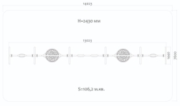 Качели Н24.043015 металлические для детской площадки, фото 2 Качели Н24.043015 металлические для детской площадки, фото 2