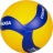Мяч вол. &quot;MIKASA V300W&quot;, р.5, FIVB Appr, 18 пан, синт.кожа (микрофиб), клееный, бут.кам, желто-синий