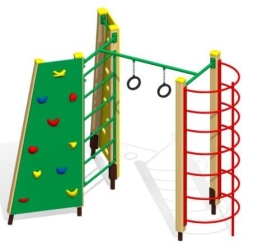 Спортивный комплекс Скалолаз СКС 084 для детской площадки, фото 1