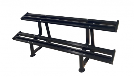  Стеллаж двухъярусный на 10 пар длина 2200, фото 1