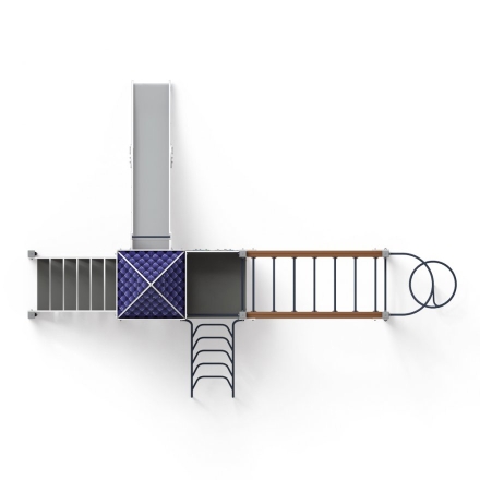 Детская игровая площадка Замок Пиксель ДИК 2.18.03-03 H=1500, фото 5