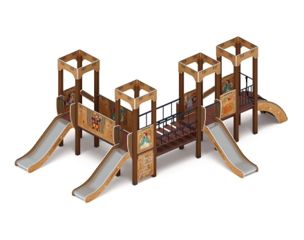 Детская игровая площадка Королевство (Картонное) ДИК 1.15.04-12 H=900, фото 1