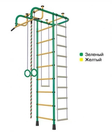 Спортивный комплекс Пионер АМ зелёно/жёлтый, фото 1
