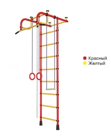 Спортивный комплекс Пионер 1М красно/жёлтый, фото 1