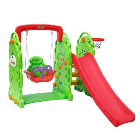Горка Perfetto Sport PS-032 + качели Обезьянка, фото 1